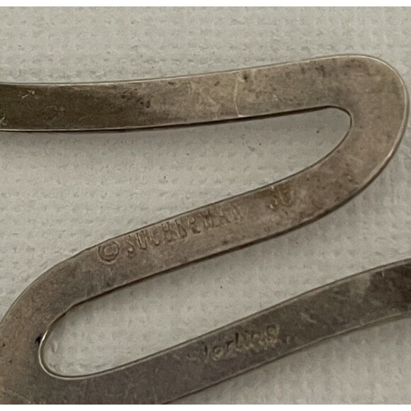 vintage sterling silver hand made pin by Barbara Sucherman - Picture 6 of 6